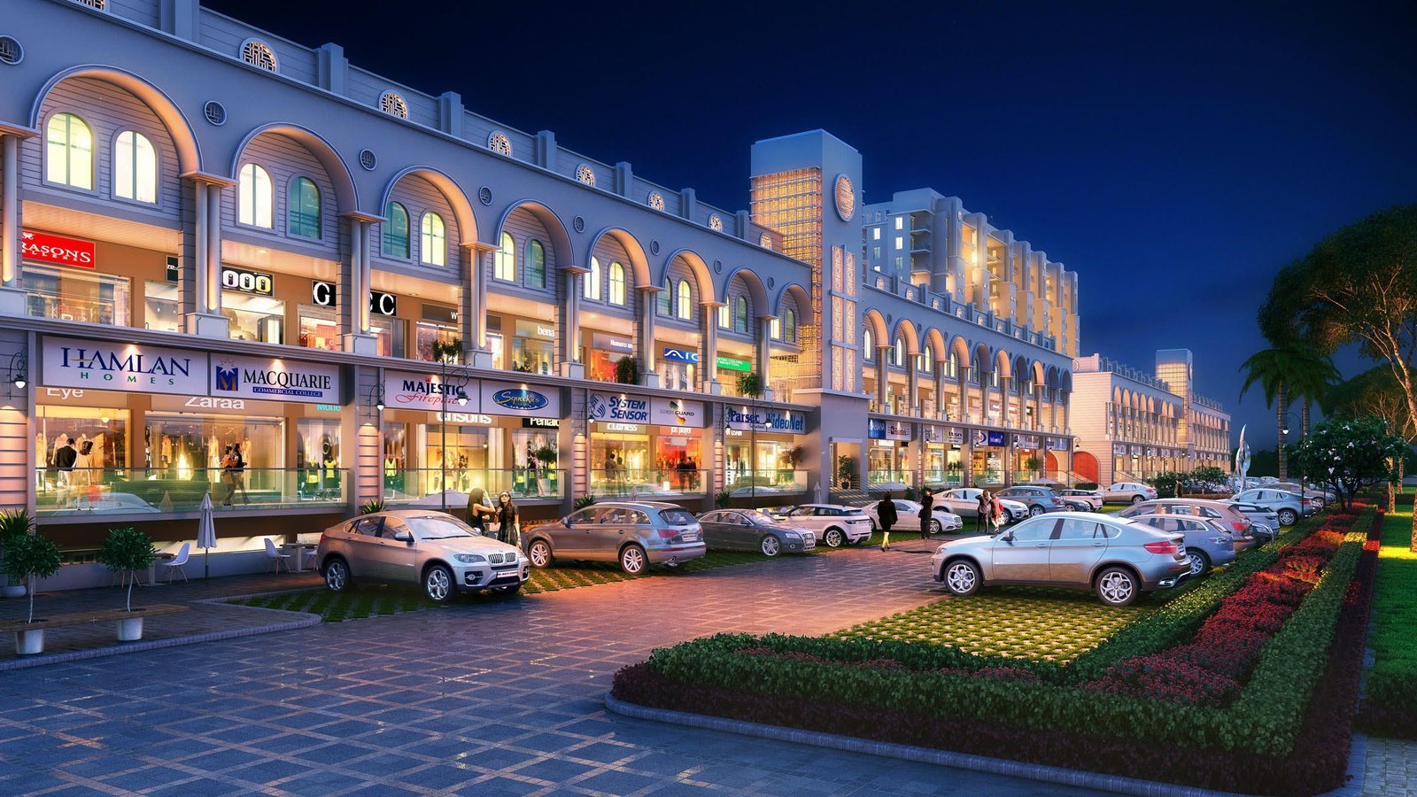 Modern Commercial Complex in Mohali Mews Gate-Cascade Buildtech
