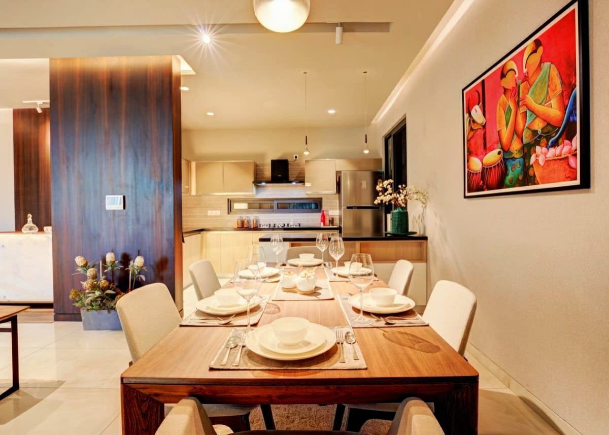 3BHK Flats For Sale in Marbella Grand Zirakpur Dining Room