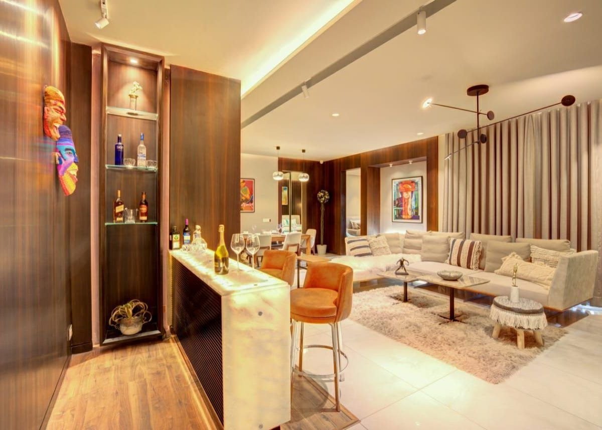 4BHK Apartment For Sale in Marbella Grand Mohali Bar and Living Room