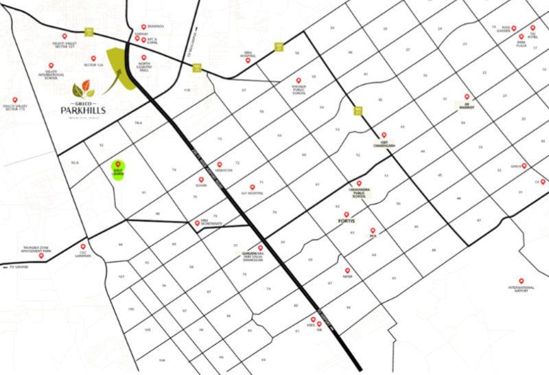 Gillco Park Hills Location Map