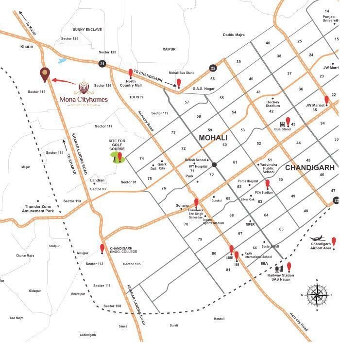 Mona City Homes Site Map