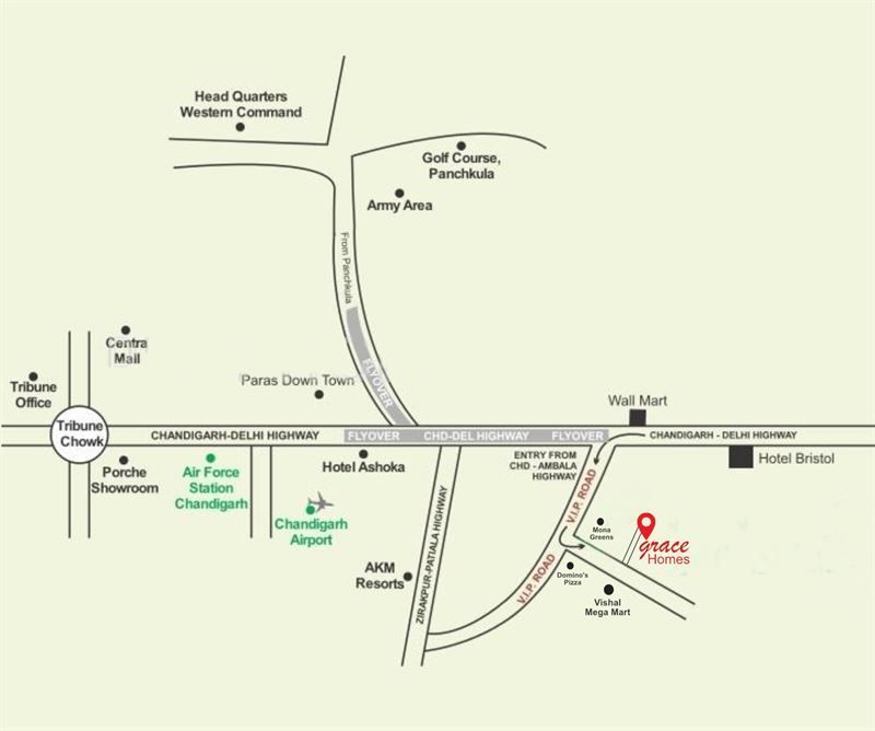 Grace Homes Location Map