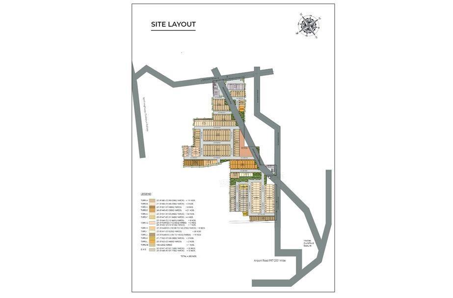 Site Layout HLP plot zirakpur