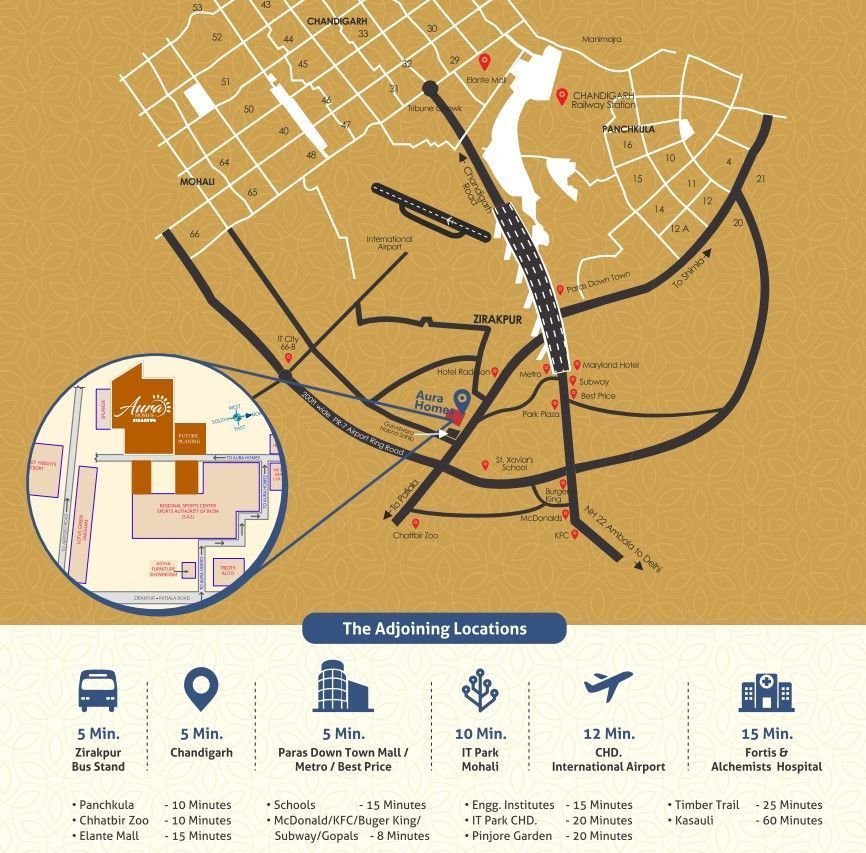 Aura-Homes-Project-Location Map