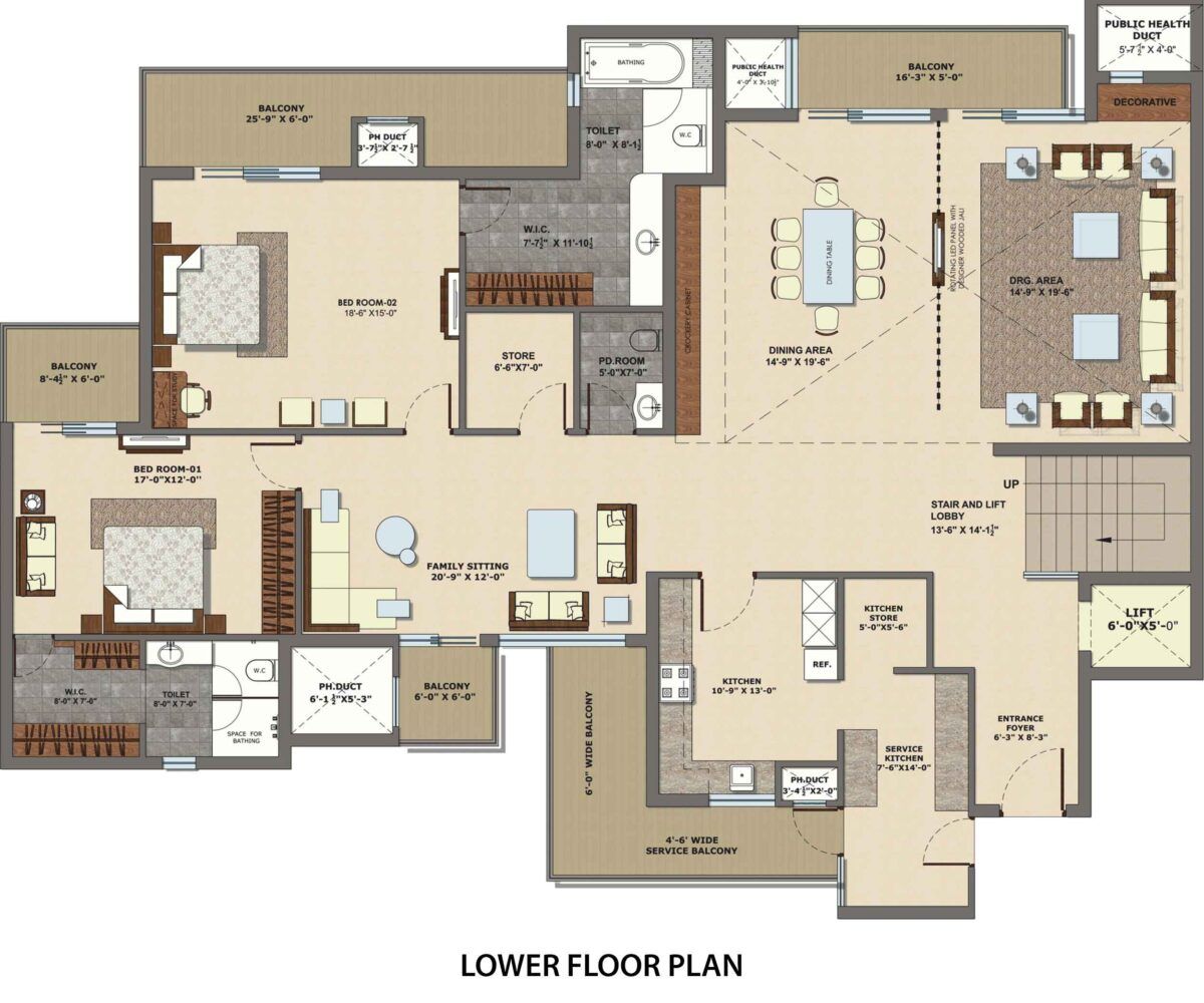 lower floor plan Marbella Grand
