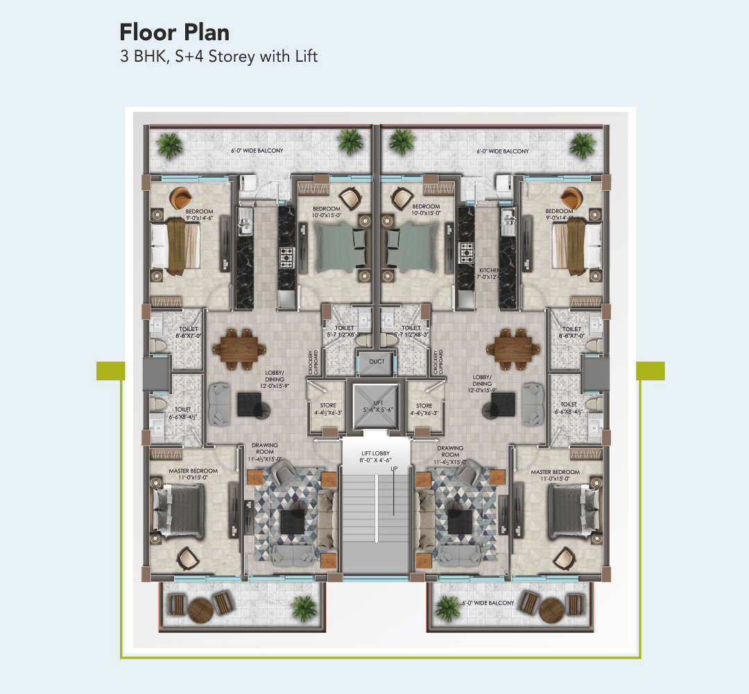 Floor Plan Sivanta Residency