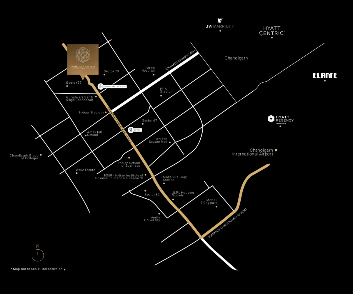Homeland Regalia Location-Map
